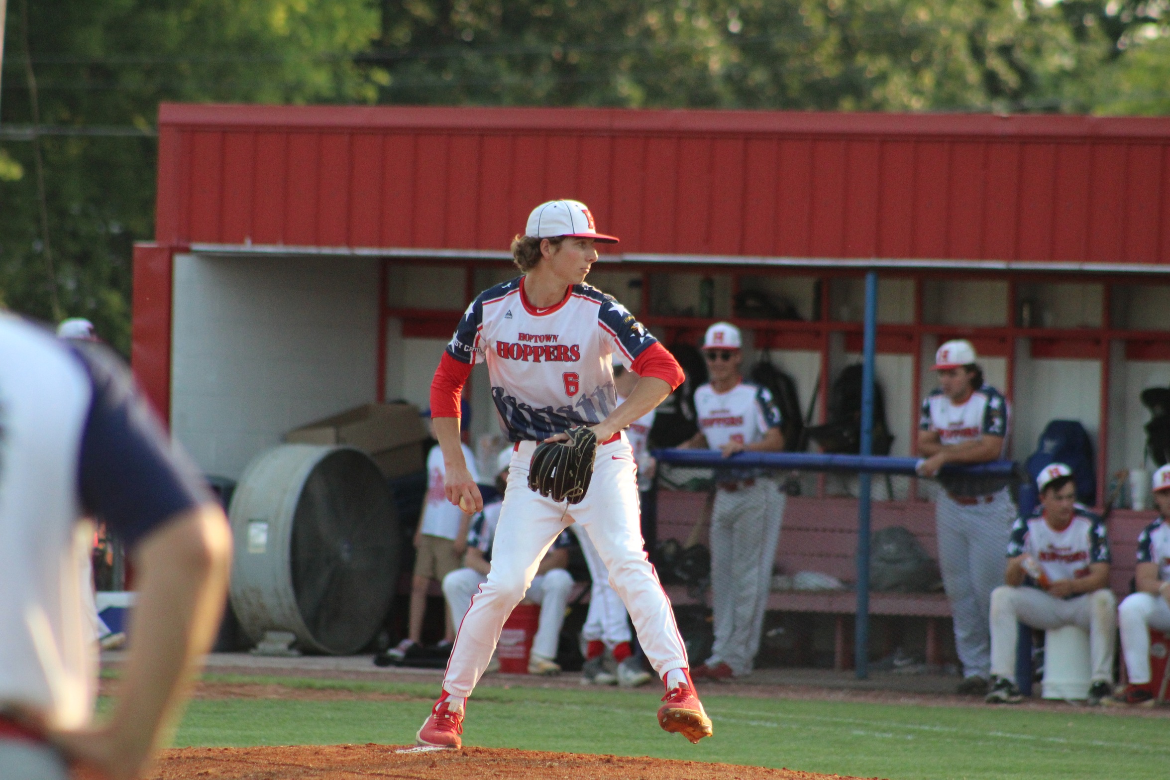 Two Pitchers Team Up As Hoptown Hoppers Shuts Out Dubois County Bombers