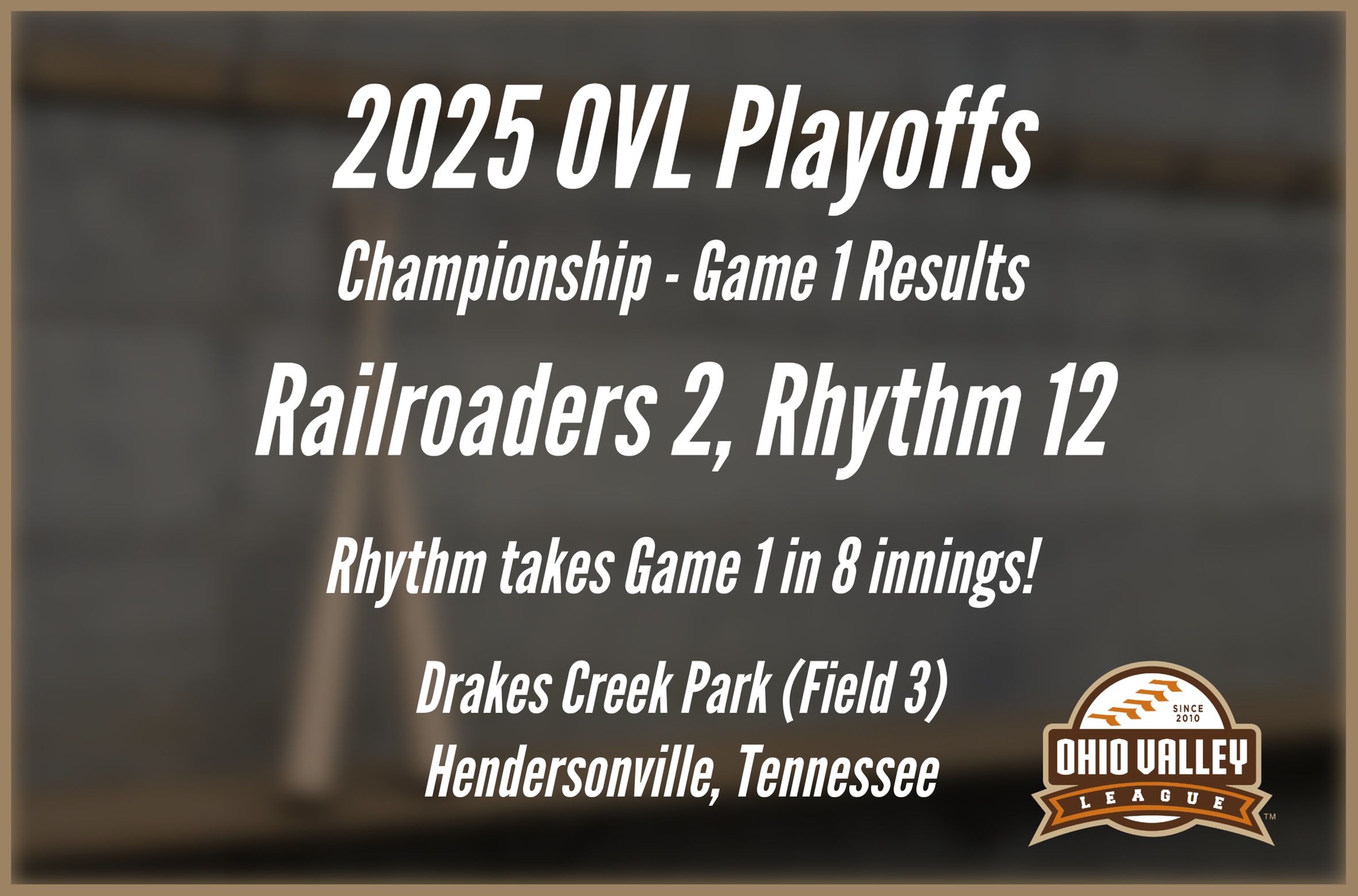 Championship Series - Game 1