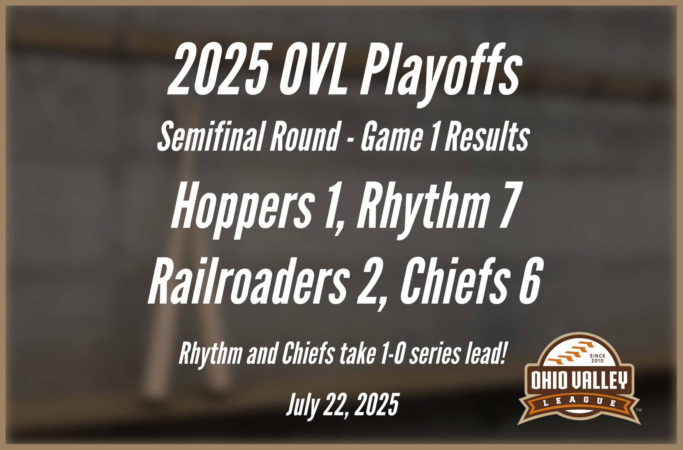 Semifinals Results - Game One