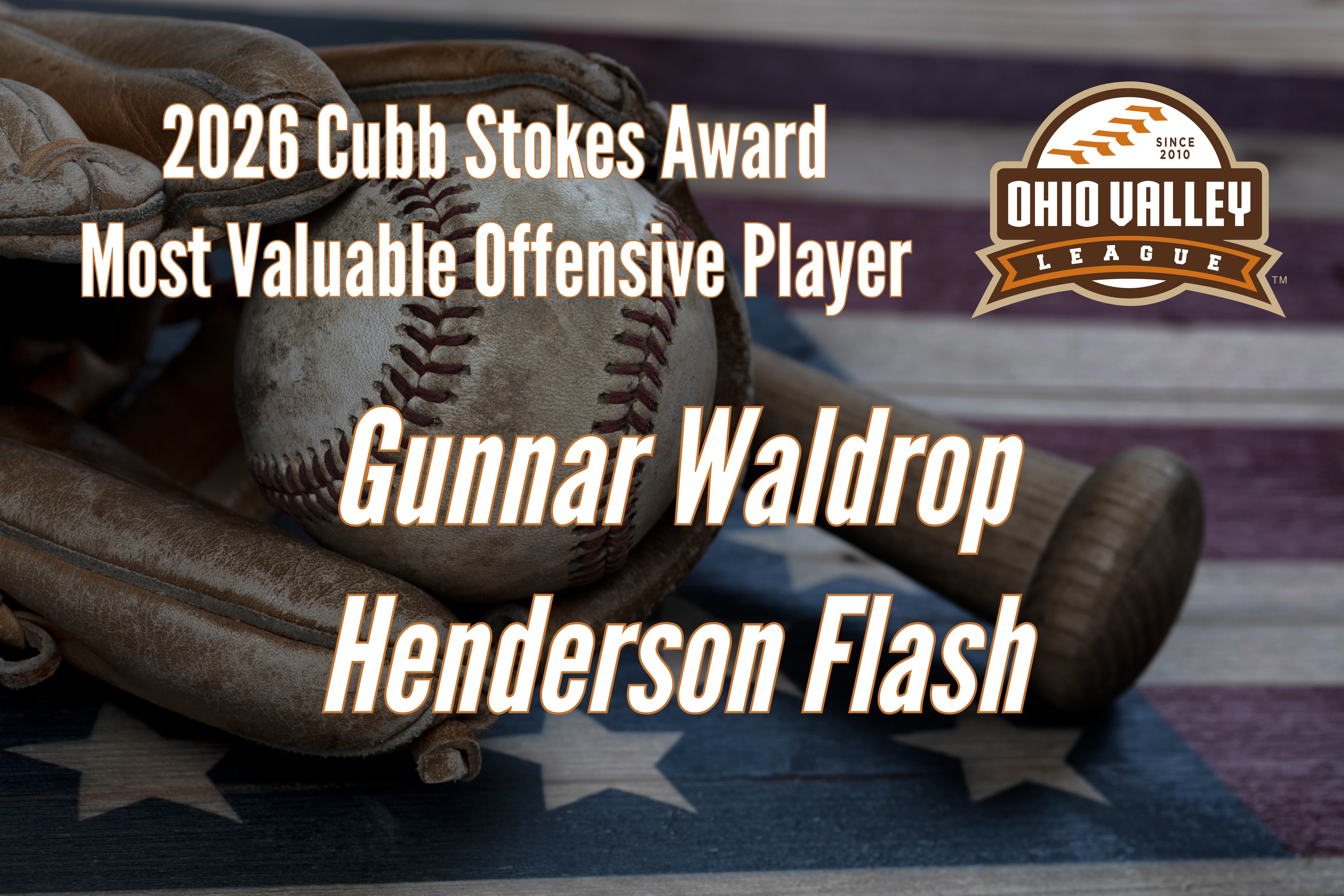2026 Cubb Stokes Award Winner